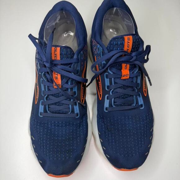 Brooks Glycerin GTS 20 Mens Running Shoes Size 11 Blue Orange Cushioned Sneakers main image 4